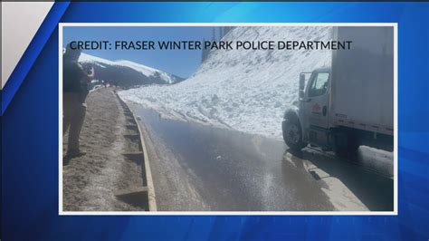 Snow slide closes Berthoud Pass